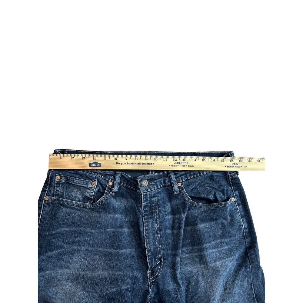 Levis 505 Men's Size 38x30 Jeans Straight Leg Blue Denim Red Tab Levi's 38 Mens - Picture 4 of 8
